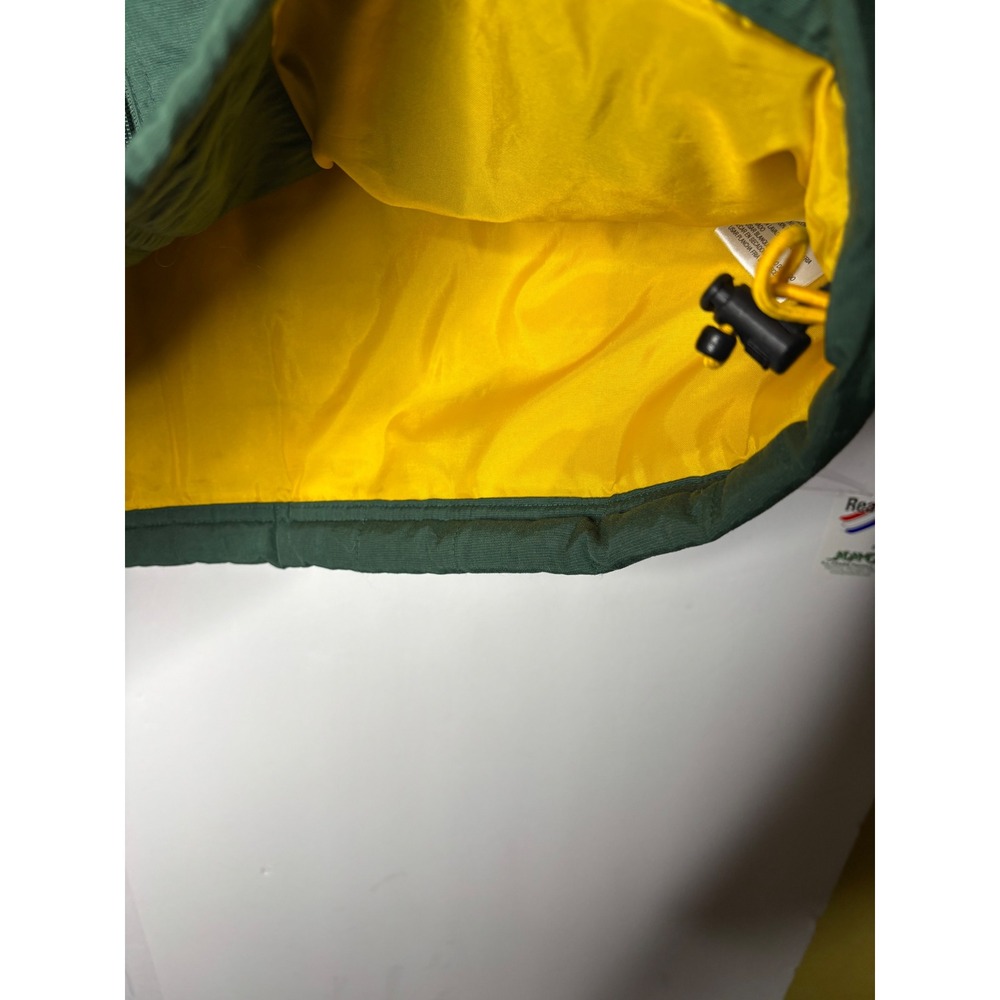 VtG Green Bay Packers NFL On Field‎ Full Zip Vest Mens Medium Green Yellow - Picture 5 of 10